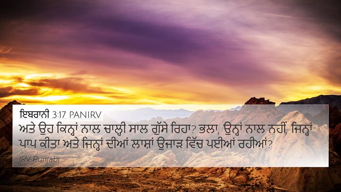 ਇਬਰਾਨੀ 3:17 PANIRV Bible Verse Image