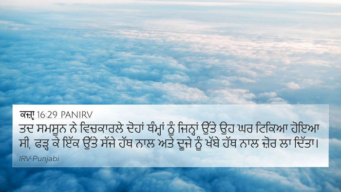 ਕਜ਼ਾૃ 16:29 PANIRV Bible Verse Image