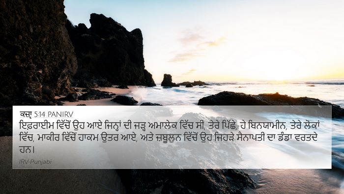 ਕਜ਼ਾૃ 5:14 PANIRV Bible Verse Image