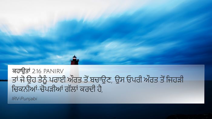 ਕਹਾਉਤਾਂ 2:16 PANIRV Bible Verse Image