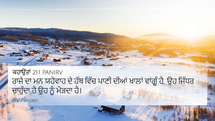ਕਹਾਉਤਾਂ 21:1 PANIRV Bible Verse Image