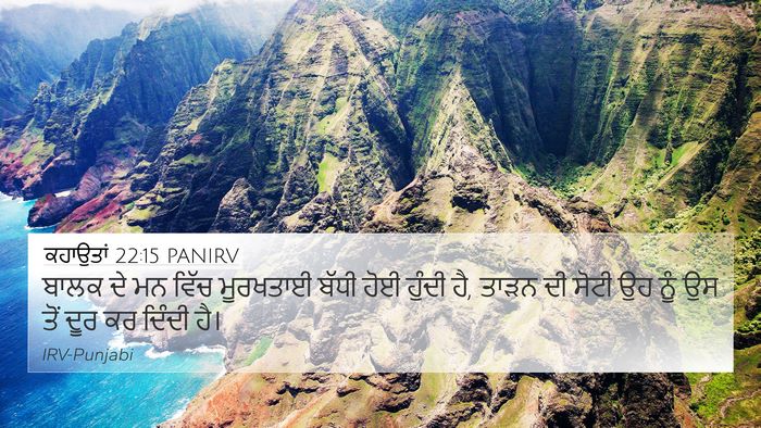 ਕਹਾਉਤਾਂ 22:15 PANIRV Bible Verse Image