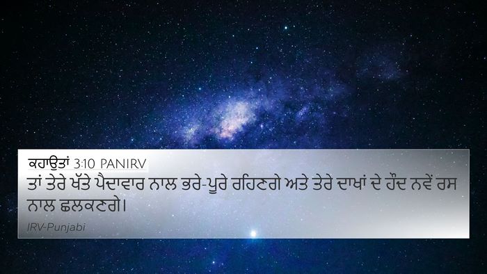 ਕਹਾਉਤਾਂ 3:10 PANIRV 4K Wallpaper - ਤਾਂ ਤੇਰੇ ਖੱਤੇ - 4K Wallpaper Bible Verse