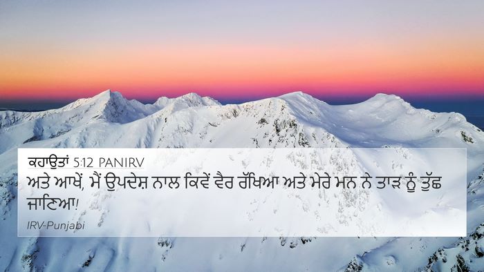 ਕਹਾਉਤਾਂ 5:12 PANIRV Bible Verse Image