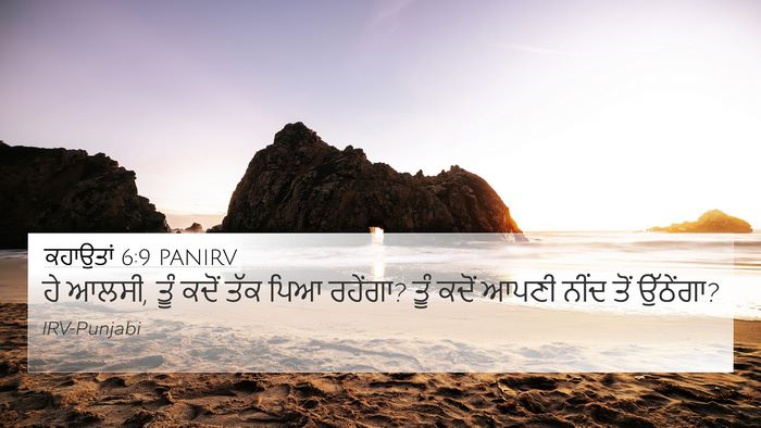 ਕਹਾਉਤਾਂ 6:9 PANIRV Bible Verse Image