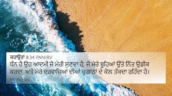 ਕਹਾਉਤਾਂ 8:34 PANIRV Bible Verse Image