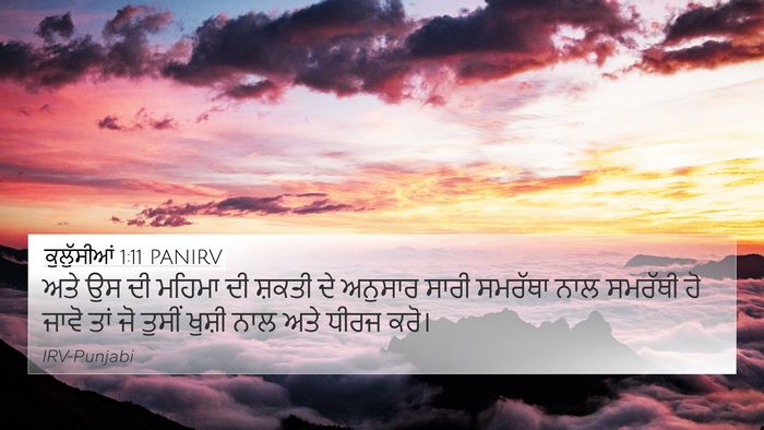 ਕੁਲੁੱਸੀਆਂ 1:11 PANIRV Bible Verse Image