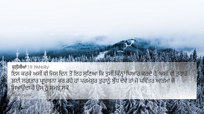 ਕੁਲੁੱਸੀਆਂ 1:9 PANIRV Bible Verse Image
