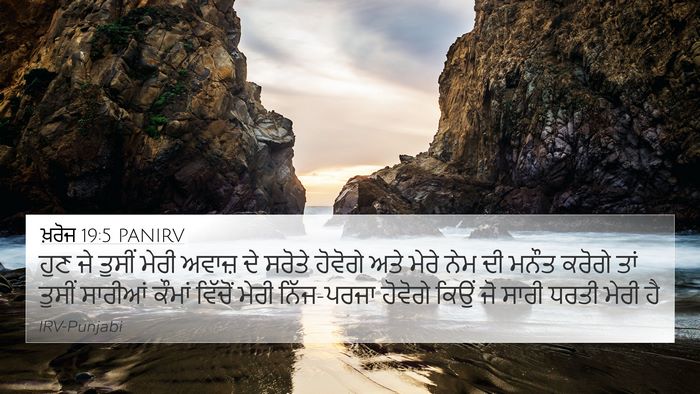 ਖ਼ਰੋਜ 19:5 PANIRV Bible Verse Image