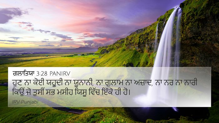 ਗਲਾਤਿਯਾ 3:28 PANIRV Bible Verse Image