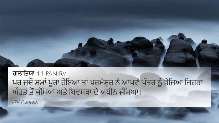 ਗਲਾਤਿਯਾ 4:4 PANIRV Bible Verse Image