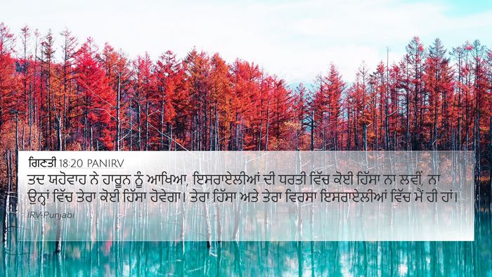 ਗਿਣਤੀ 18:20 PANIRV Bible Verse Image