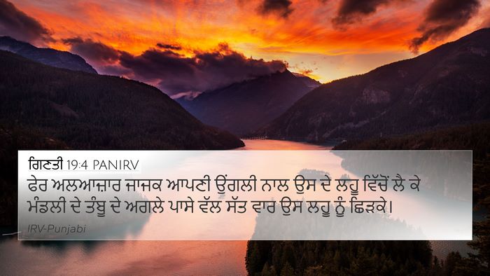 ਗਿਣਤੀ 19:4 PANIRV 4K Wallpaper - ਫੇਰ ਅਲਆਜ਼ਾਰ ਜਾਜਕ - 4K Wallpaper Bible Verse