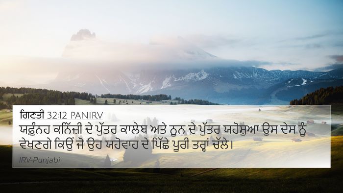 ਗਿਣਤੀ 32:12 PANIRV Bible Verse Image