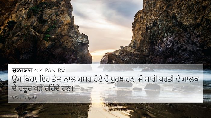 ਜ਼ਕਰਯਾਹ 4:14 PANIRV Bible Verse Image