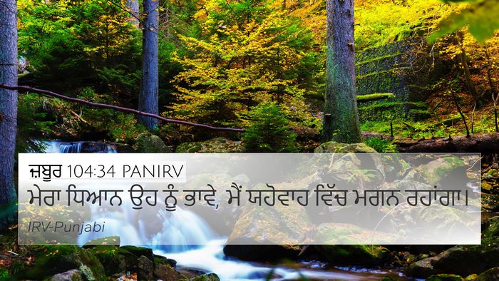 ਜ਼ਬੂਰ 104:34 PANIRV Bible Verse Image