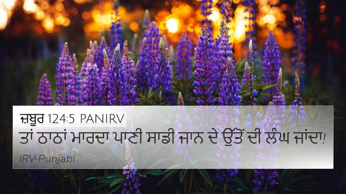ਜ਼ਬੂਰ 124:5 PANIRV 4K Wallpaper - ਤਾਂ ਠਾਠਾਂ ਮਾਰਦਾ - 4K Wallpaper Bible Verse