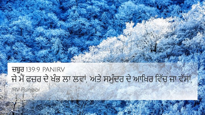 ਜ਼ਬੂਰ 139:9 PANIRV Bible Verse Image