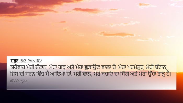 ਜ਼ਬੂਰ 18:2 PANIRV Bible Verse Image