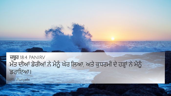 ਜ਼ਬੂਰ 18:4 PANIRV Bible Verse Image