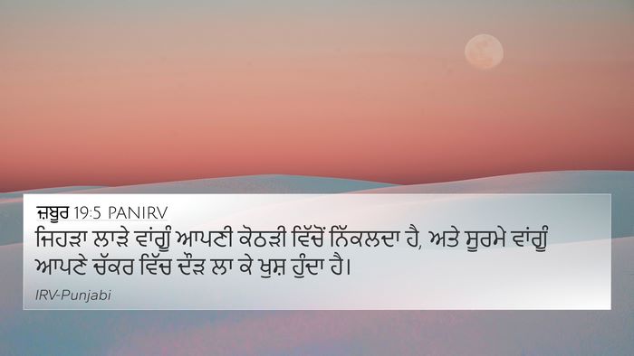 ਜ਼ਬੂਰ 19:5 PANIRV Bible Verse Image