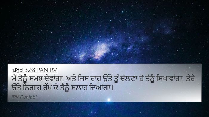 ਜ਼ਬੂਰ 32:8 PANIRV Bible Verse Image