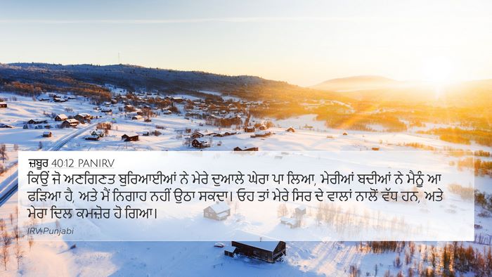 ਜ਼ਬੂਰ 40:12 PANIRV Bible Verse Image