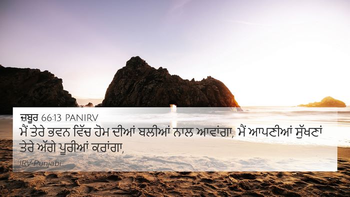ਜ਼ਬੂਰ 66:13 PANIRV Bible Verse Image