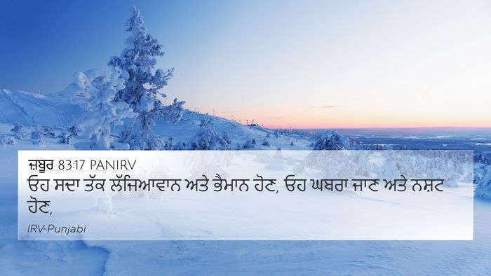 ਜ਼ਬੂਰ 83:17 PANIRV Bible Verse Image