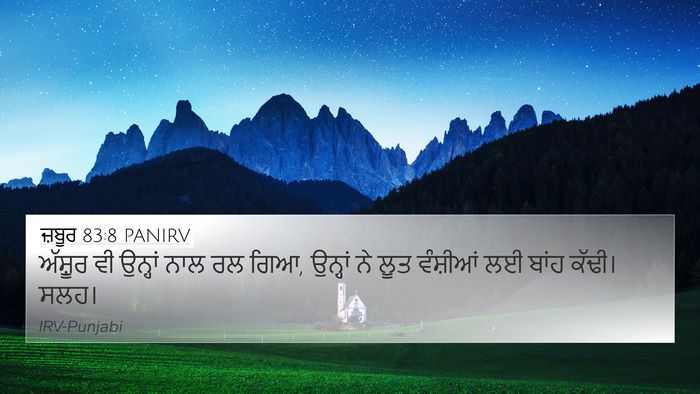 ਜ਼ਬੂਰ 83:8 PANIRV Bible Verse Image