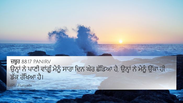 ਜ਼ਬੂਰ 88:17 PANIRV Bible Verse Image