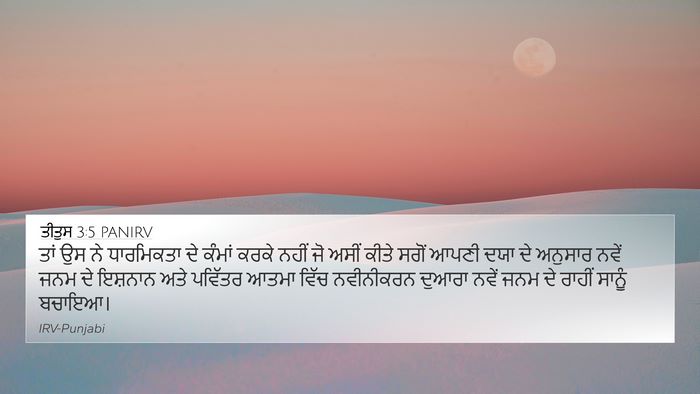 ਤੀਤੁਸ 3:5 PANIRV Bible Verse Image