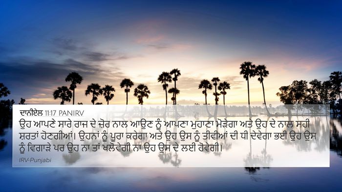 ਦਾਨੀਏਲ 11:17 PANIRV Bible Verse Image