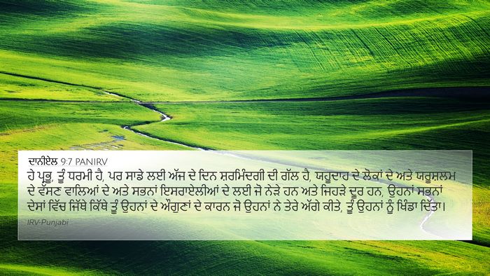 ਦਾਨੀਏਲ 9:7 PANIRV Bible Verse Image