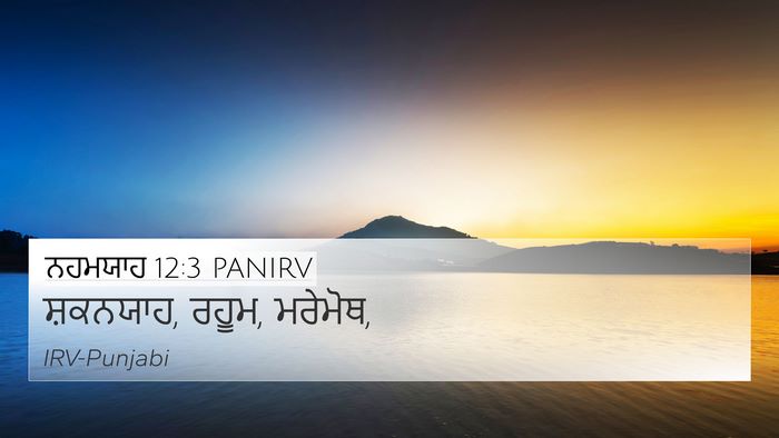 ਨਹਮਯਾਹ 12:3 PANIRV Bible Verse Image