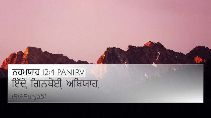 ਨਹਮਯਾਹ 12:4 PANIRV Bible Verse Image