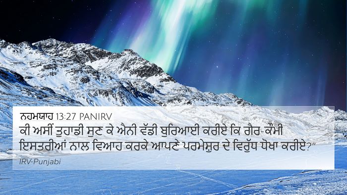 ਨਹਮਯਾਹ 13:27 PANIRV Bible Verse Image