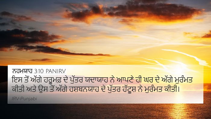 ਨਹਮਯਾਹ 3:10 PANIRV Bible Verse Image
