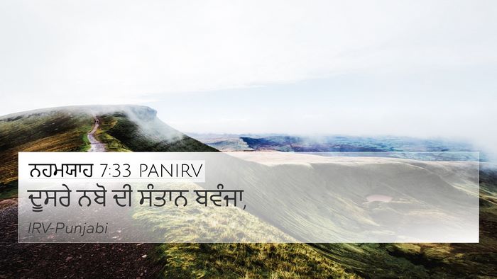 ਨਹਮਯਾਹ 7:33 PANIRV Bible Verse Image