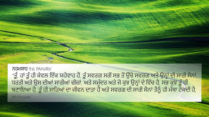 ਨਹਮਯਾਹ 9:6 PANIRV Bible Verse Image