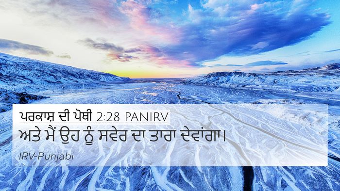 ਪਰਕਾਸ਼ ਦੀ ਪੋਥੀ 2:28 PANIRV Bible Verse Image