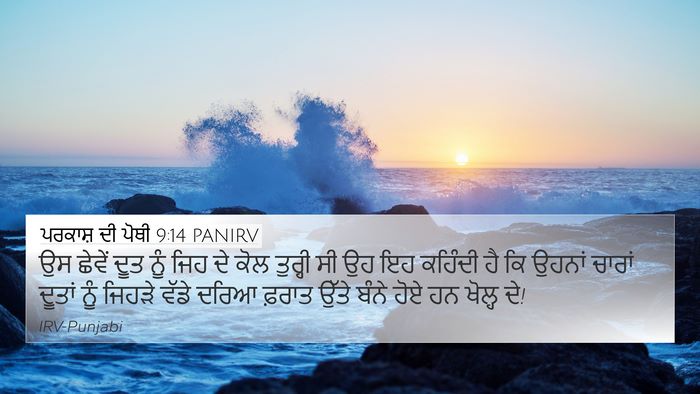 ਪਰਕਾਸ਼ ਦੀ ਪੋਥੀ 9:14 PANIRV Bible Verse Image