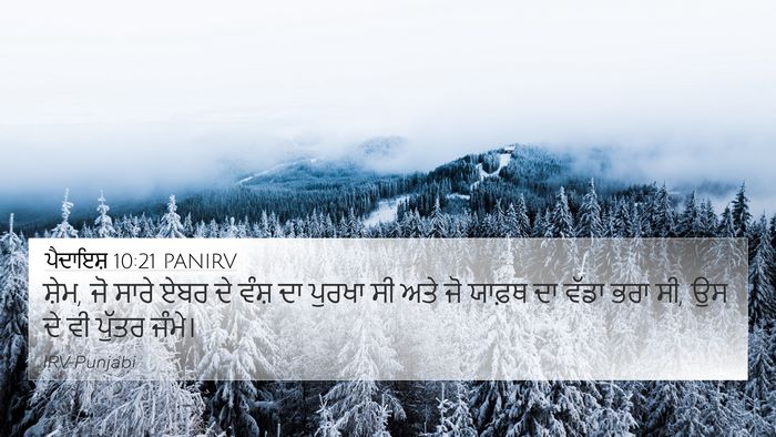 ਪੈਦਾਇਸ਼ 10:21 PANIRV Bible Verse Image