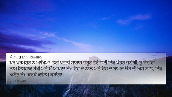 ਪੈਦਾਇਸ਼ 17:19 PANIRV Bible Verse Image