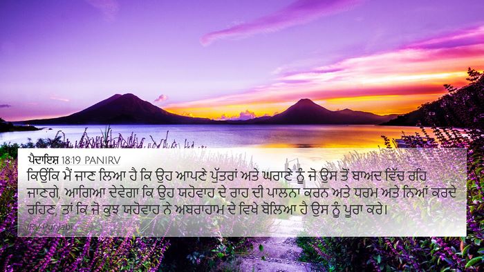 ਪੈਦਾਇਸ਼ 18:19 PANIRV Bible Verse Image