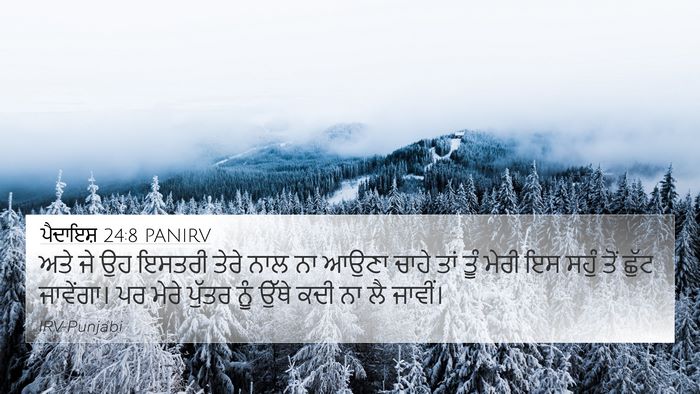 ਪੈਦਾਇਸ਼ 24:8 PANIRV Bible Verse Image