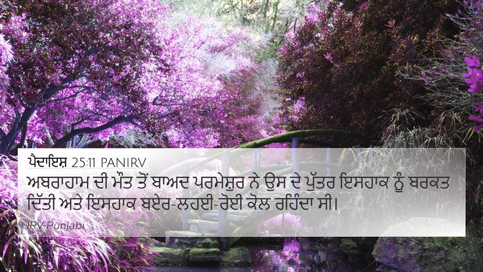 ਪੈਦਾਇਸ਼ 25:11 PANIRV Bible Verse Image