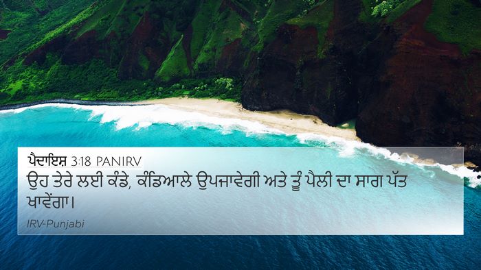 ਪੈਦਾਇਸ਼ 3:18 PANIRV Bible Verse Image