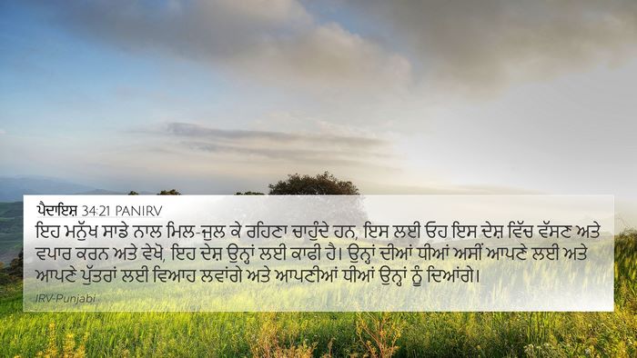 ਪੈਦਾਇਸ਼ 34:21 PANIRV Bible Verse Image