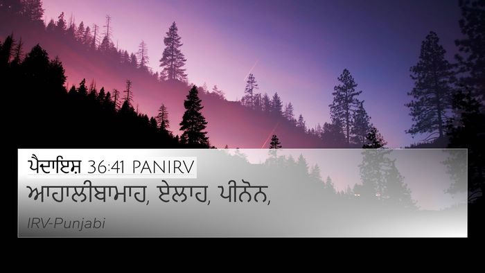 ਪੈਦਾਇਸ਼ 36:41 PANIRV Bible Verse Image